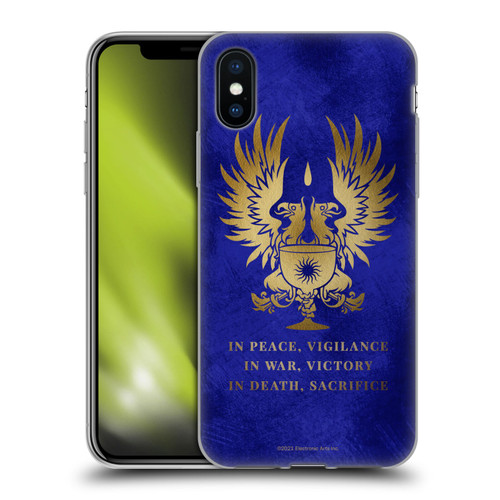 EA Bioware Dragon Age Heraldry Grey Wardens Gold Soft Gel Case for Apple iPhone X / iPhone XS