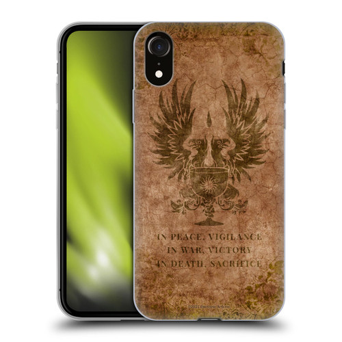 EA Bioware Dragon Age Heraldry Grey Wardens Distressed Soft Gel Case for Apple iPhone XR