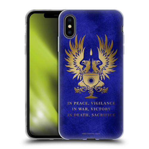 EA Bioware Dragon Age Heraldry Grey Wardens Gold Soft Gel Case for Apple iPhone XS Max