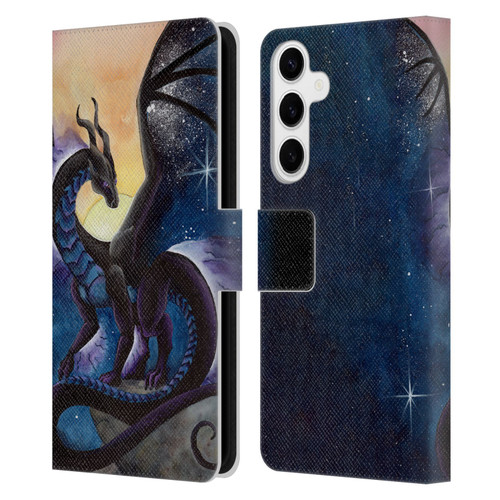 Carla Morrow Dragons Nightfall Leather Book Wallet Case Cover For Samsung Galaxy S24+ 5G