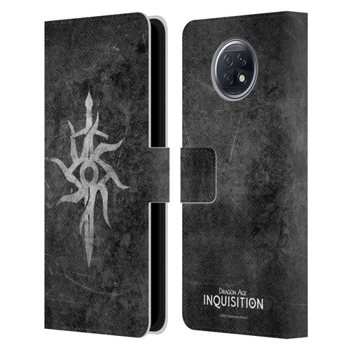 EA Bioware Dragon Age Inquisition Graphics Distressed Symbol Leather Book Wallet Case Cover For Xiaomi Redmi Note 9T 5G