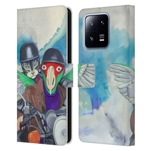 Jody Wright Animals Bikers Different Strokes Leather Book Wallet Case Cover For Xiaomi 13 Pro 5G