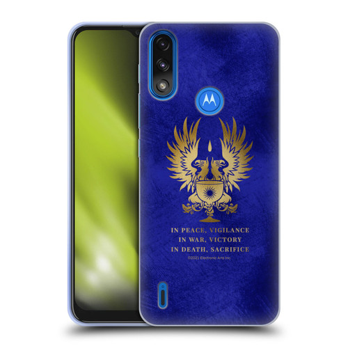 EA Bioware Dragon Age Heraldry Grey Wardens Gold Soft Gel Case for Motorola Moto E7 Power / Moto E7i Power
