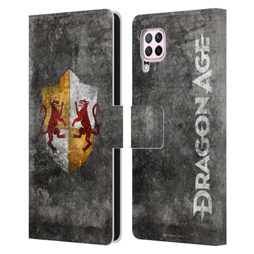 EA Bioware Dragon Age Heraldry Ferelden Distressed Leather Book Wallet Case Cover For Huawei Nova 6 SE / P40 Lite