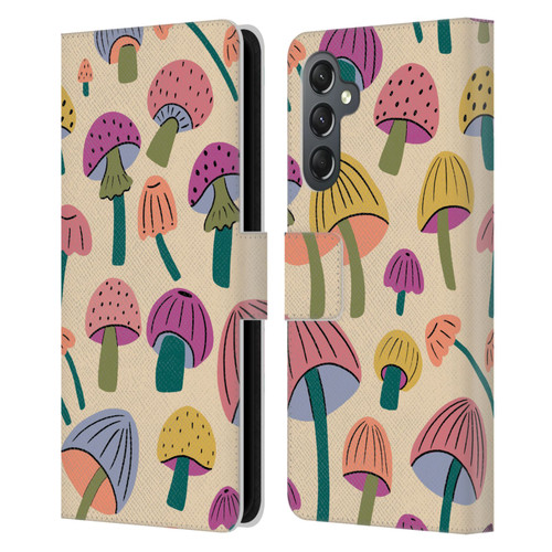 Gabriela Thomeu Retro Magic Mushroom Leather Book Wallet Case Cover For Samsung Galaxy A25 5G