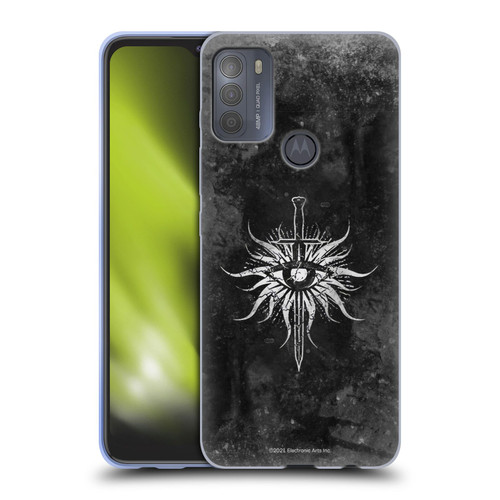 EA Bioware Dragon Age Heraldry Inquisition Distressed Soft Gel Case for Motorola Moto G50