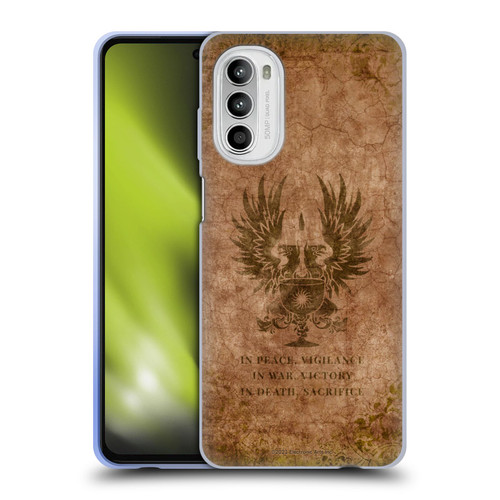 EA Bioware Dragon Age Heraldry Grey Wardens Distressed Soft Gel Case for Motorola Moto G52