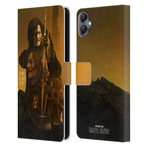 The Walking Dead: Daryl Dixon Key Art Double Exposure Leather Book Wallet Case Cover For Samsung Galaxy A05