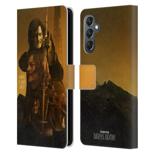 The Walking Dead: Daryl Dixon Key Art Double Exposure Leather Book Wallet Case Cover For Samsung Galaxy A25 5G