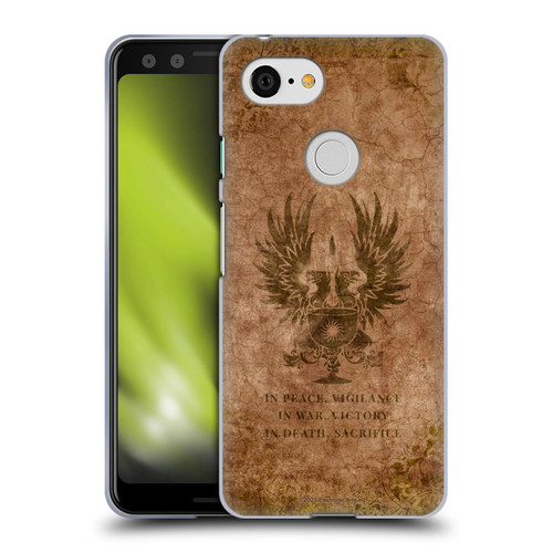 EA Bioware Dragon Age Heraldry Grey Wardens Distressed Soft Gel Case for Google Pixel 3