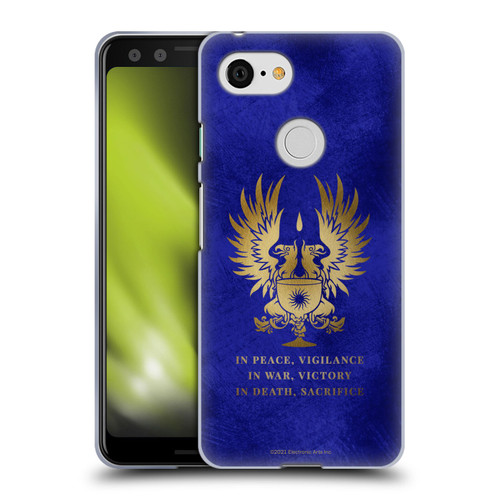 EA Bioware Dragon Age Heraldry Grey Wardens Gold Soft Gel Case for Google Pixel 3