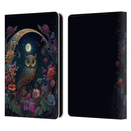 JK Stewart Key Art Owl Leather Book Wallet Case Cover For Amazon Kindle 11th Gen 6in 2022