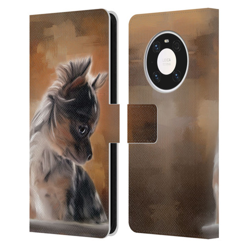 Simone Gatterwe Assorted Designs Chihuahua Puppy Leather Book Wallet Case Cover For Huawei Mate 40 Pro 5G