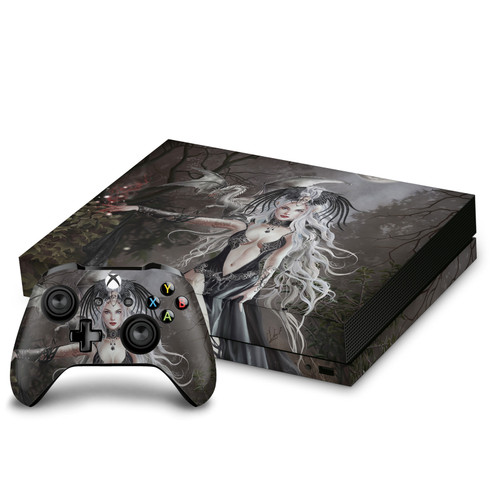 Nene Thomas Gothic Skull Queen Of Havoc Dragon Vinyl Sticker Skin Decal Cover for Microsoft Xbox One X Bundle