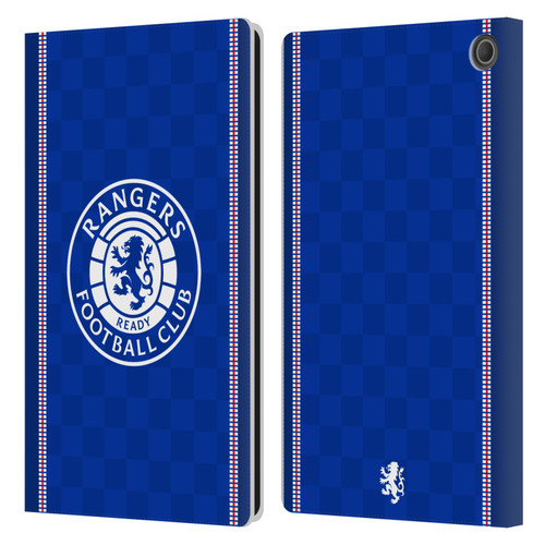 Rangers FC Crest Retro 1989 Home Kit Leather Book Wallet Case Cover For Amazon Fire Max 11 2023