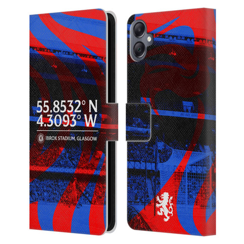 Rangers FC Crest Stadium Leather Book Wallet Case Cover For Samsung Galaxy A05