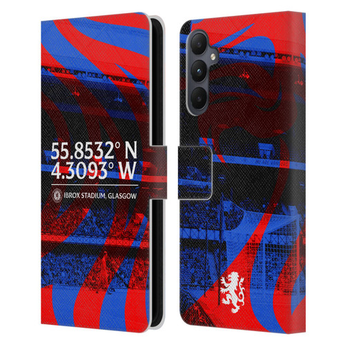 Rangers FC Crest Stadium Leather Book Wallet Case Cover For Samsung Galaxy A05s