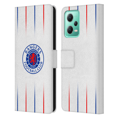 Rangers FC 2023/24 Kit Away Leather Book Wallet Case Cover For Xiaomi Redmi Note 12 5G
