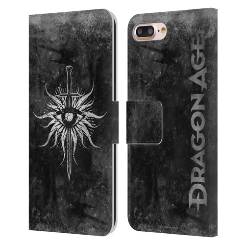 EA Bioware Dragon Age Heraldry Inquisition Distressed Leather Book Wallet Case Cover For Apple iPhone 7 Plus / iPhone 8 Plus