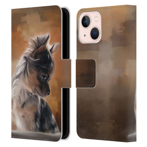 Simone Gatterwe Assorted Designs Chihuahua Puppy Leather Book Wallet Case Cover For Apple iPhone 13 Mini