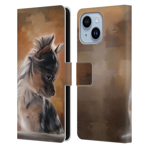 Simone Gatterwe Assorted Designs Chihuahua Puppy Leather Book Wallet Case Cover For Apple iPhone 14 Plus