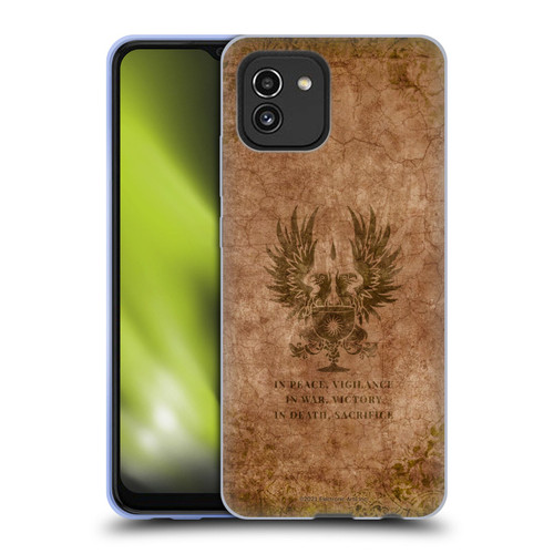 EA Bioware Dragon Age Heraldry Grey Wardens Distressed Soft Gel Case for Samsung Galaxy A03 (2021)