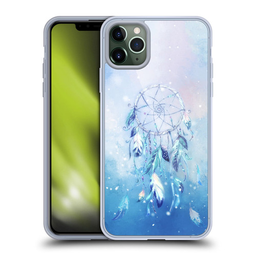Simone Gatterwe Assorted Designs Blue Dreamcatcher Soft Gel Case for Apple iPhone 11 Pro Max