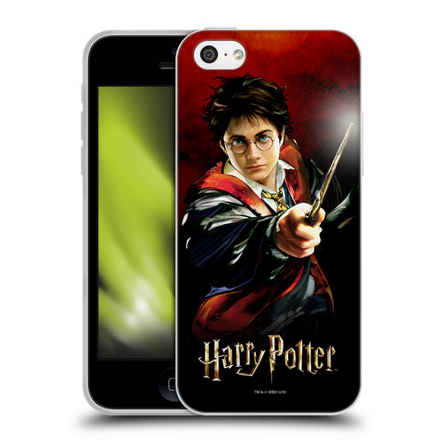 Harry Potter Prisoner Of Azkaban II Harry Portrait Soft Gel Case for Apple iPhone 5c