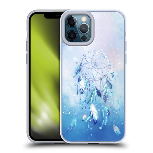 Simone Gatterwe Assorted Designs Blue Dreamcatcher Soft Gel Case for Apple iPhone 12 Pro Max