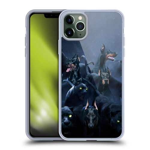 Klaudia Senator Animal Art Doberman Soft Gel Case for Apple iPhone 11 Pro Max