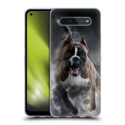 Klaudia Senator Animal Art American Bully Soft Gel Case for LG K51S