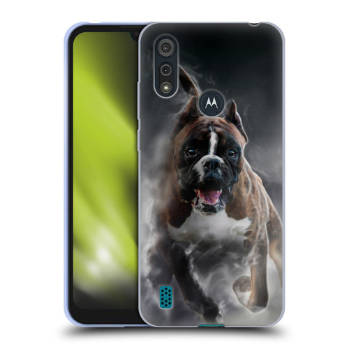 Klaudia Senator Animal Art American Bully Soft Gel Case for Motorola Moto E6s (2020)