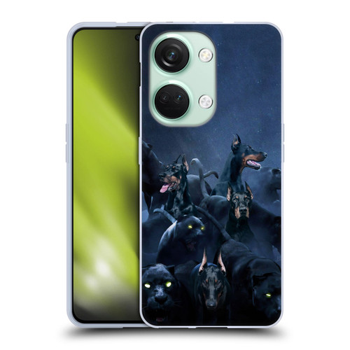 Klaudia Senator Animal Art Doberman Soft Gel Case for OnePlus Nord 3 5G