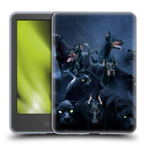 Klaudia Senator Animal Art Doberman Soft Gel Case for Amazon Kindle 11th Gen 6in 2022