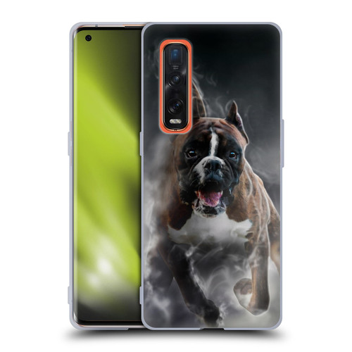 Klaudia Senator Animal Art American Bully Soft Gel Case for OPPO Find X2 Pro 5G