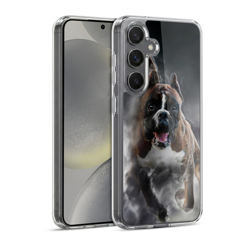 Klaudia Senator Animal Art American Bully Soft Gel Case for Samsung Galaxy S24 5G & MagSafe