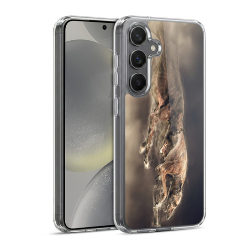 Klaudia Senator Animal Art Greyhound Soft Gel Case for Samsung Galaxy S24 5G & MagSafe
