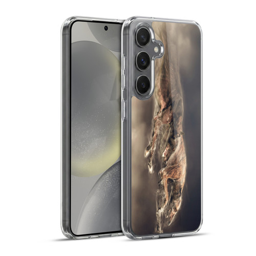 Klaudia Senator Animal Art Greyhound Soft Gel Case for Samsung Galaxy S24+ 5G & MagSafe