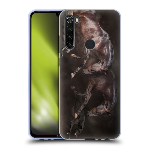 Klaudia Senator Animal Art Greyhound And Horse Soft Gel Case for Xiaomi Redmi Note 8T