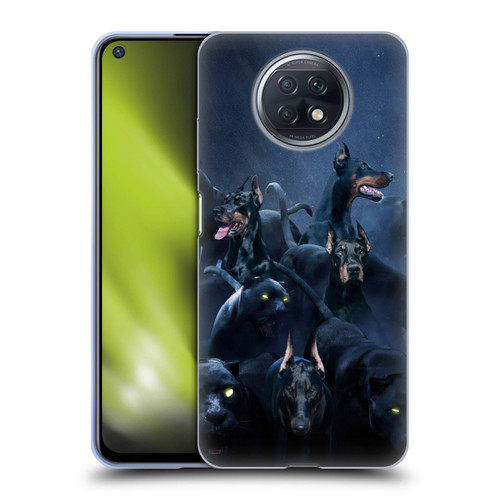 Klaudia Senator Animal Art Doberman Soft Gel Case for Xiaomi Redmi Note 9T 5G