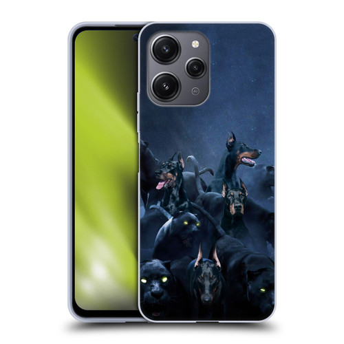 Klaudia Senator Animal Art Doberman Soft Gel Case for Xiaomi Redmi 12
