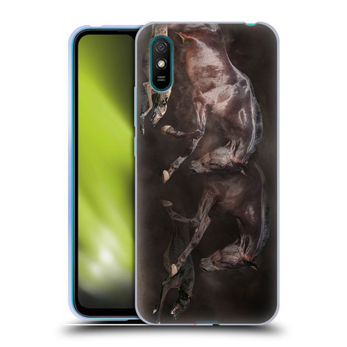 Klaudia Senator Animal Art Greyhound And Horse Soft Gel Case for Xiaomi Redmi 9A / Redmi 9AT