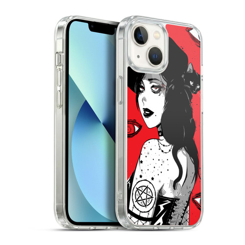 Zombie Makeout Club Graphics Black Makeup Soft Gel Case for Apple iPhone 13