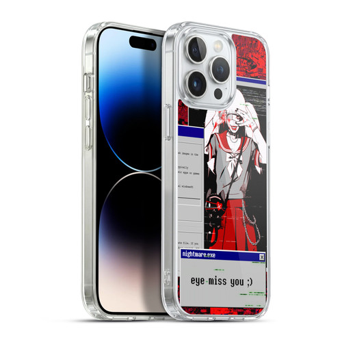 Zombie Makeout Club Graphics Eye Miss You Soft Gel Case for Apple iPhone 13 Pro Max & MagSafe