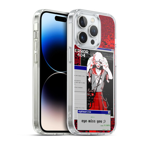 Zombie Makeout Club Graphics Eye Miss You Soft Gel Case for Apple iPhone 13 Pro & MagSafe