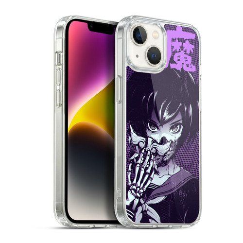 Zombie Makeout Club Graphics Skull Hand Soft Gel Case for Apple iPhone 14