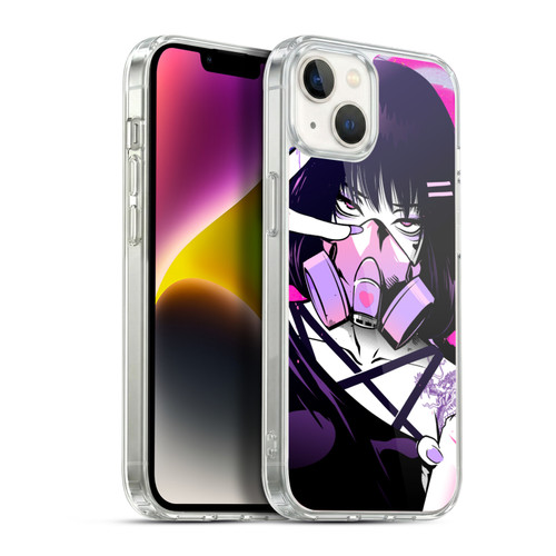 Zombie Makeout Club Graphics Facepiece Soft Gel Case for Apple iPhone 14 Plus & MagSafe