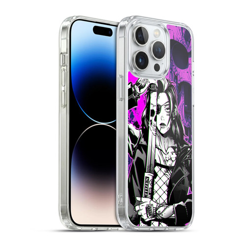 Zombie Makeout Club Graphics Death Cyber Soft Gel Case for Apple iPhone 14 Pro Max & MagSafe