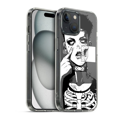 Zombie Makeout Club Graphics Dark Makeup Soft Gel Case for Apple iPhone 15 & MagSafe