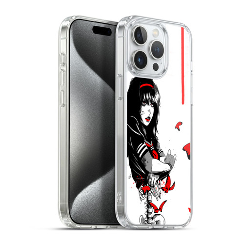 Zombie Makeout Club Graphics Butterflies Soft Gel Case for Apple iPhone 15 Pro Max & MagSafe